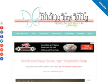 Tablet Screenshot of findingtimetofly.com